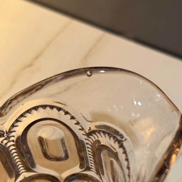 Vintage L.E. Smith Moon and Stars Pitcher and Small Bowl - Picture 9 of 15